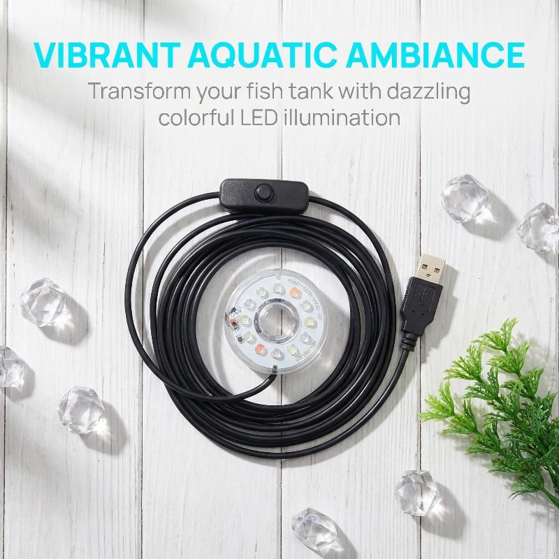 Aquarium Fish Lego - USB LED Fish Tank Light Multi