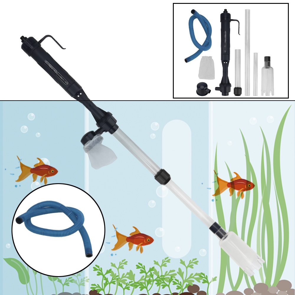 Gravel Vacuum Cleaner - Electric Water Change Pump Gravel Cleaner