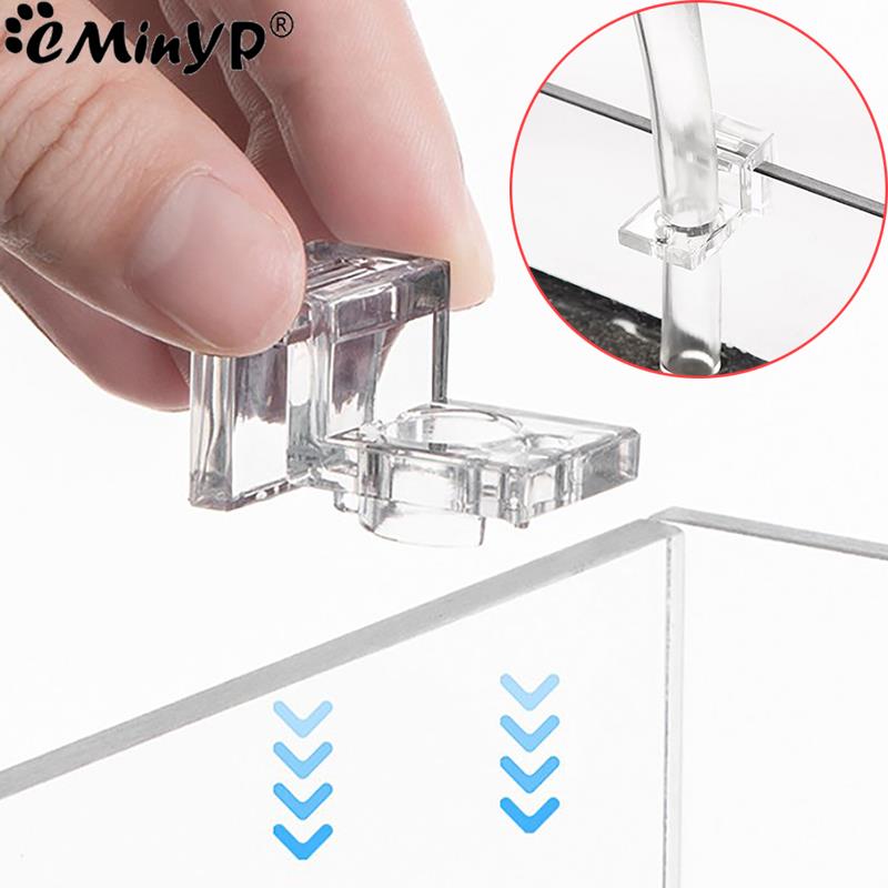 Aquarium Fish And Supplies - 4Pcs Fish Tank Acrylic Clips for