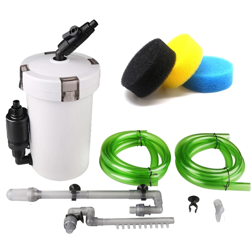 Aquarium Fishes - Ultra‑Quiet External Aquarium Filter Bucket HW‑602B