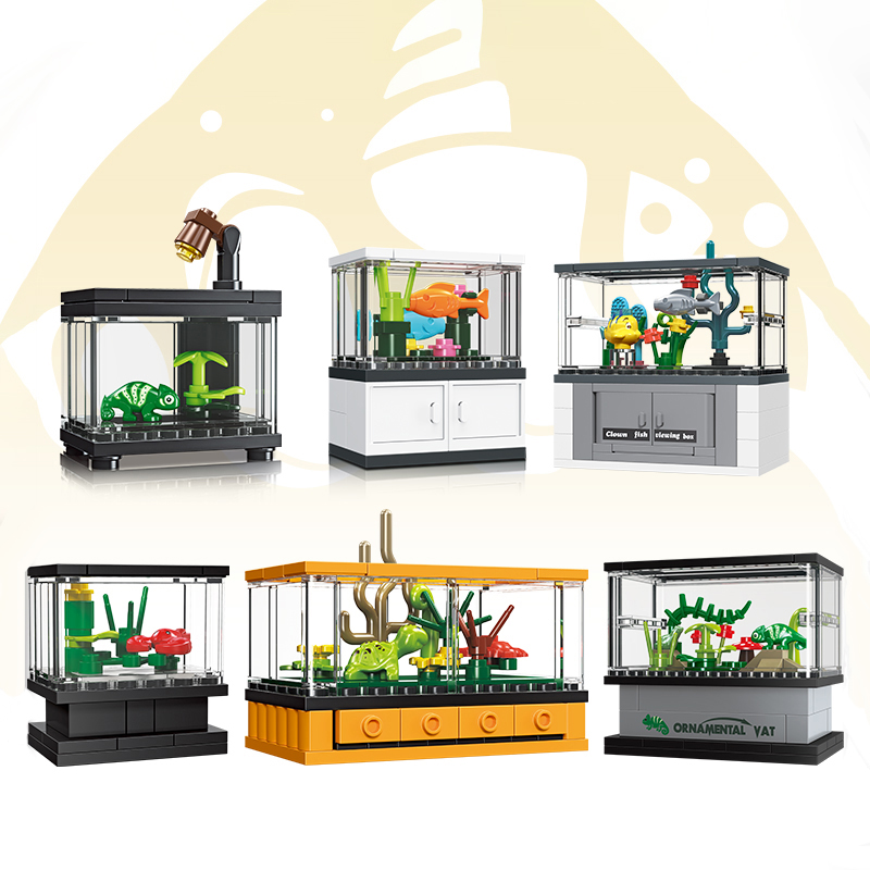 Fish Tank Building Blocks Set  - Aquarium Fish Lego recension och pris