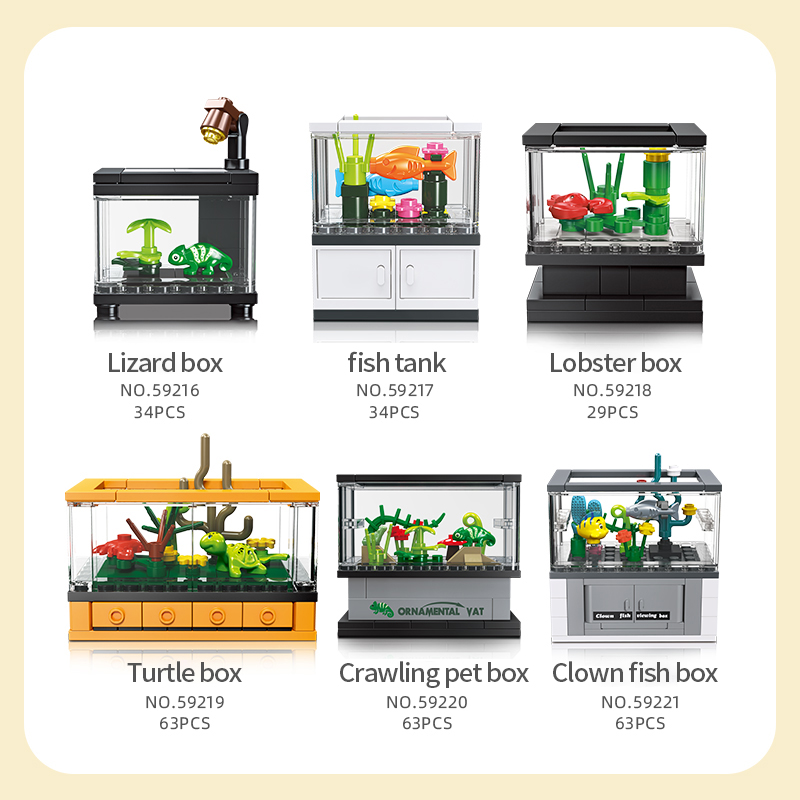 Fish Tank Building Blocks Set  - Aquarium Fish Lego recension och pris