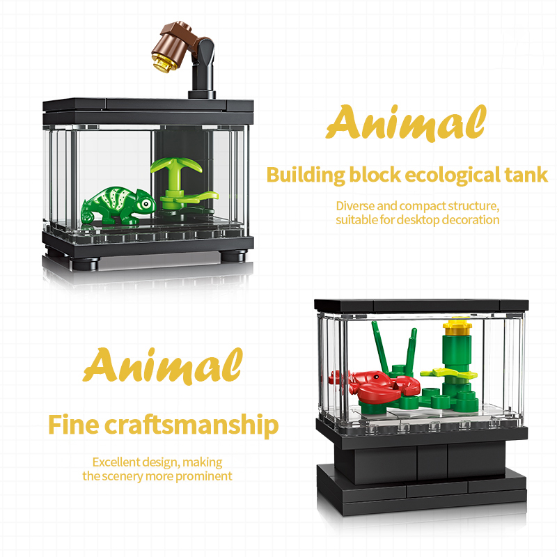 Fish Tank Building Blocks Set  - Aquarium Fish Lego recension och pris