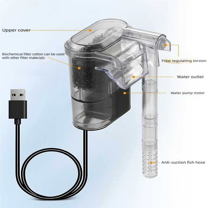 Mini Suspended USB Filter for  - Aquarium Xl recension och pris