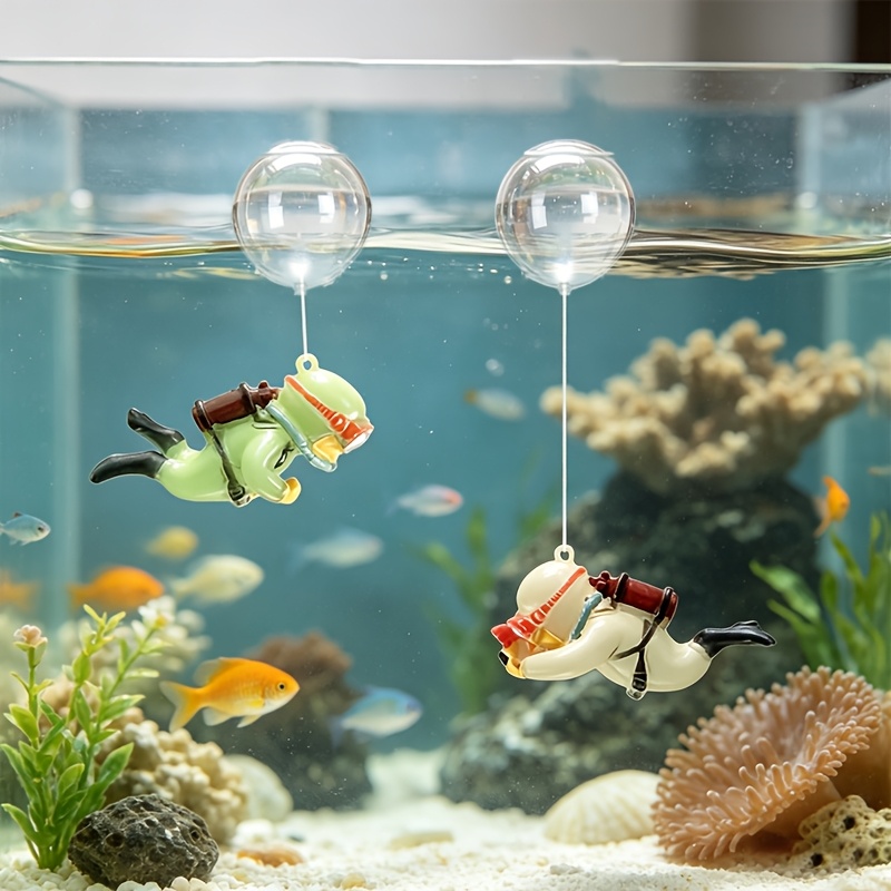 Aquarium Resin Decor Mini Dive - Aquarium Fish Ball recension och pris