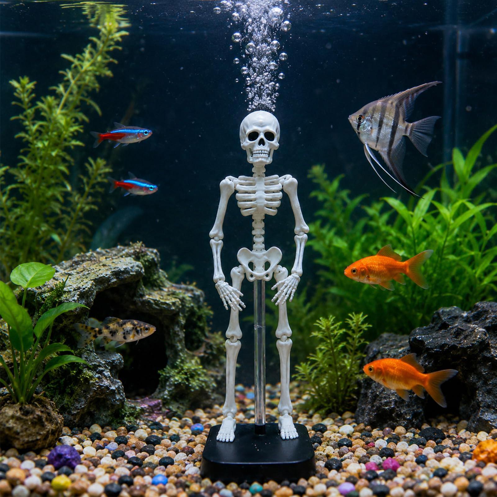 Aquarium Skeleton Decor Hallow - Aquarium Fish Diseases recension och pris