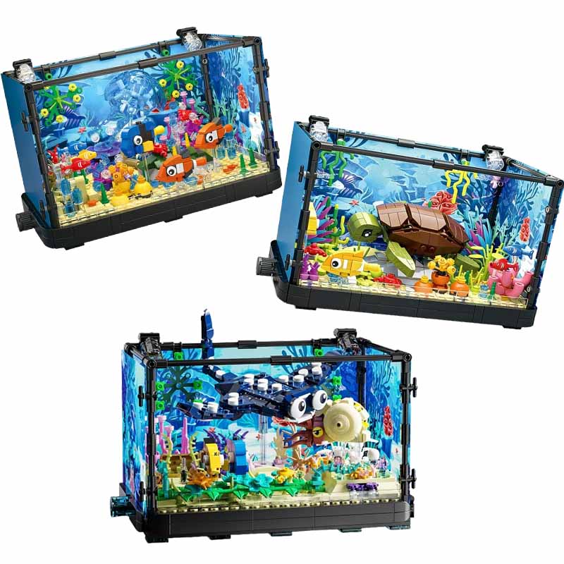 Fish Tank Building Block Set w - Aquarium Fish Lego recension och pris