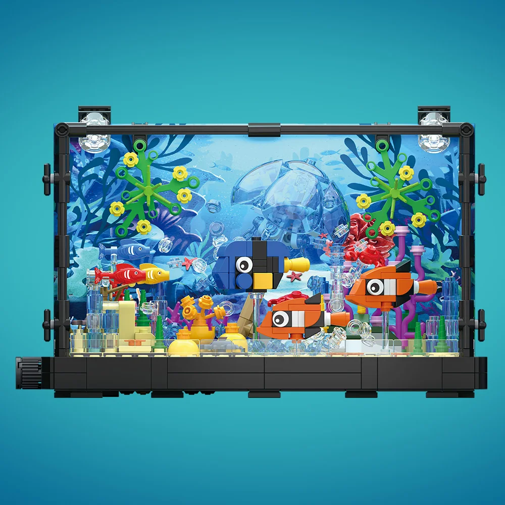 Fish Tank Building Block Set w - Aquarium Fish Lego recension och pris