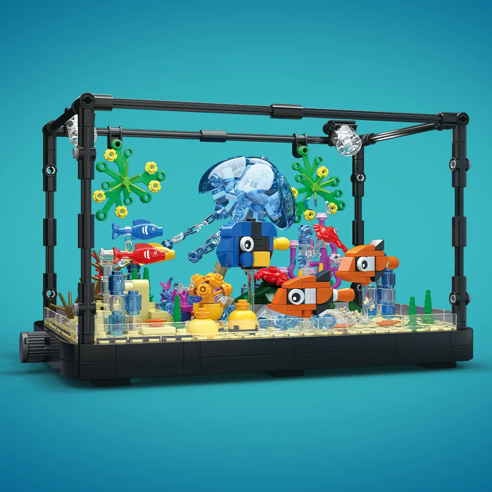Fish Tank Building Block Set w - Aquarium Fish Lego recension och pris