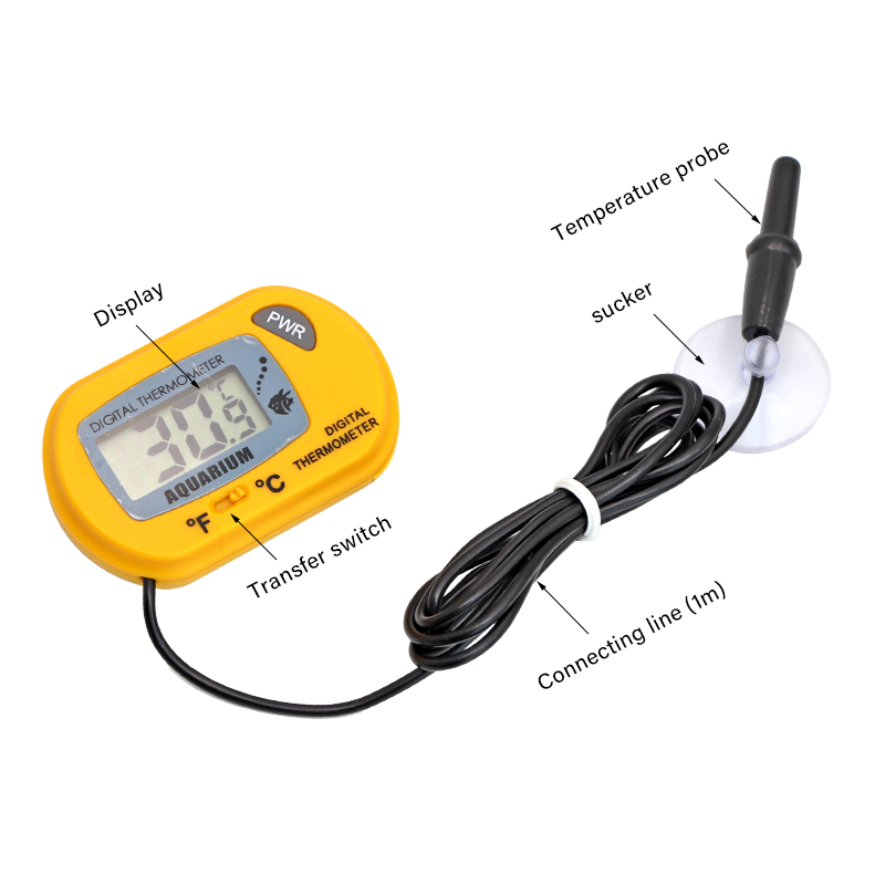 Fish Tank Thermometer LCD Digi - Aquarium Fish And Supplies recension och pris