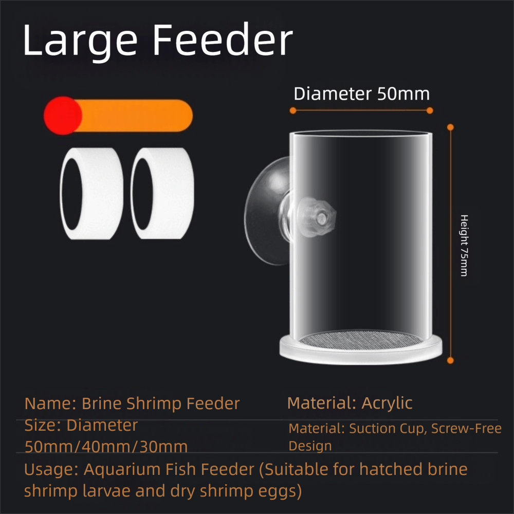 Acrylic Brine Shrimp Feeder Fi - Aquarium Fish Eggs recension och pris