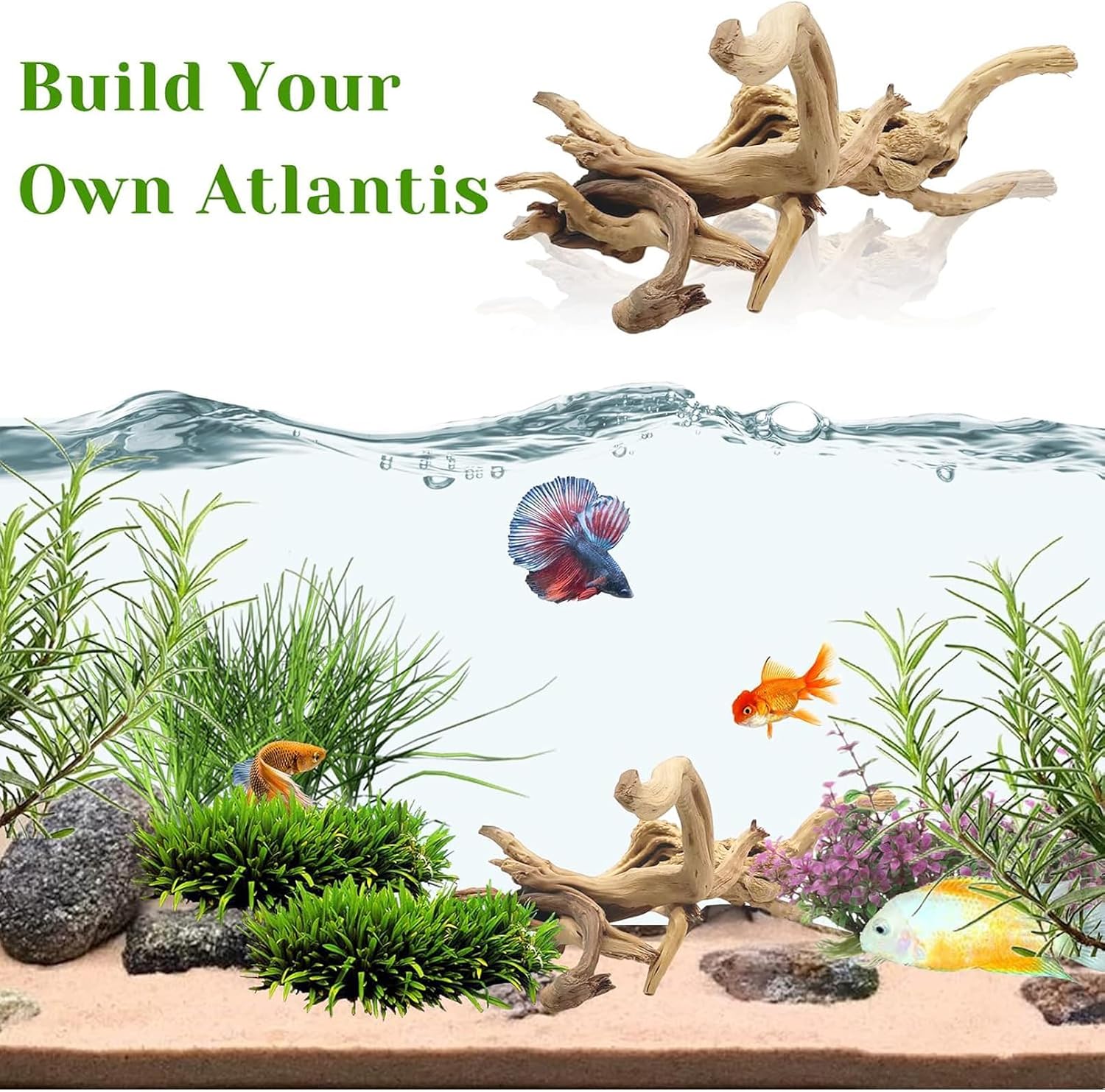 1PC  20-25CM Natural Driftwood - Aquarium Fish Diseases recension och pris