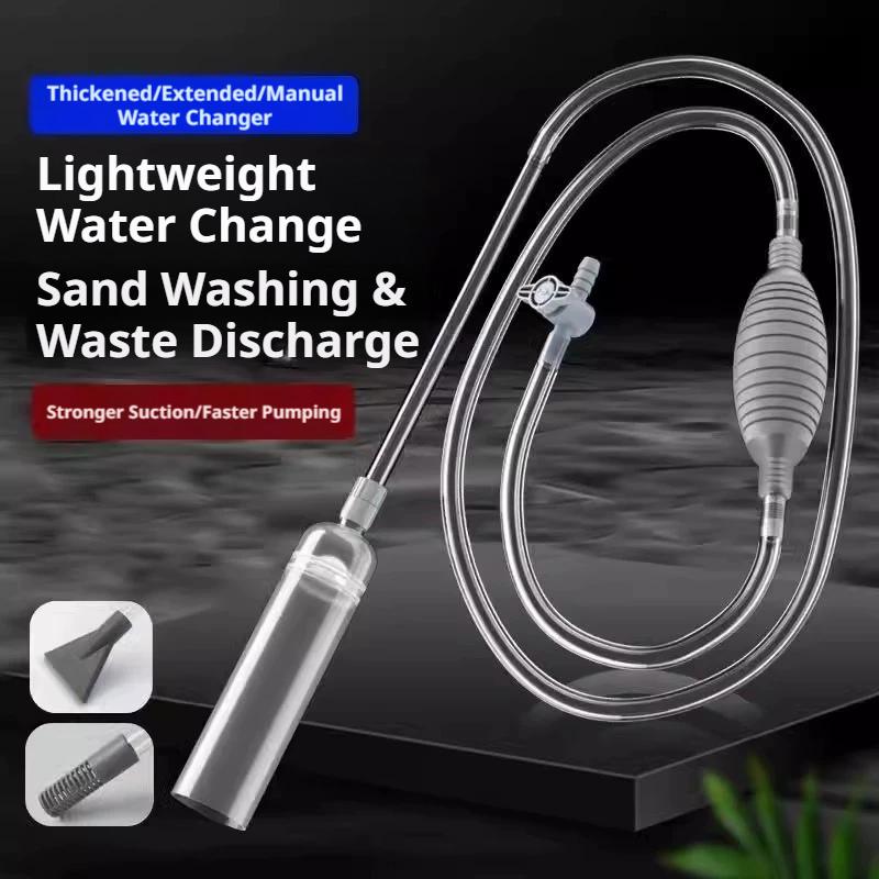 Manual Aquarium Siphon Fish Ta - Gravel Vacuum Cleaner recension och pris