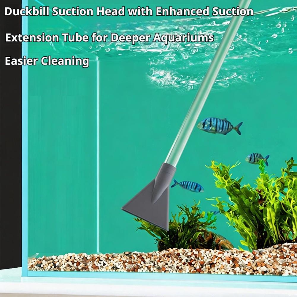 Manual Aquarium Siphon Fish Ta - Gravel Vacuum Cleaner recension och pris