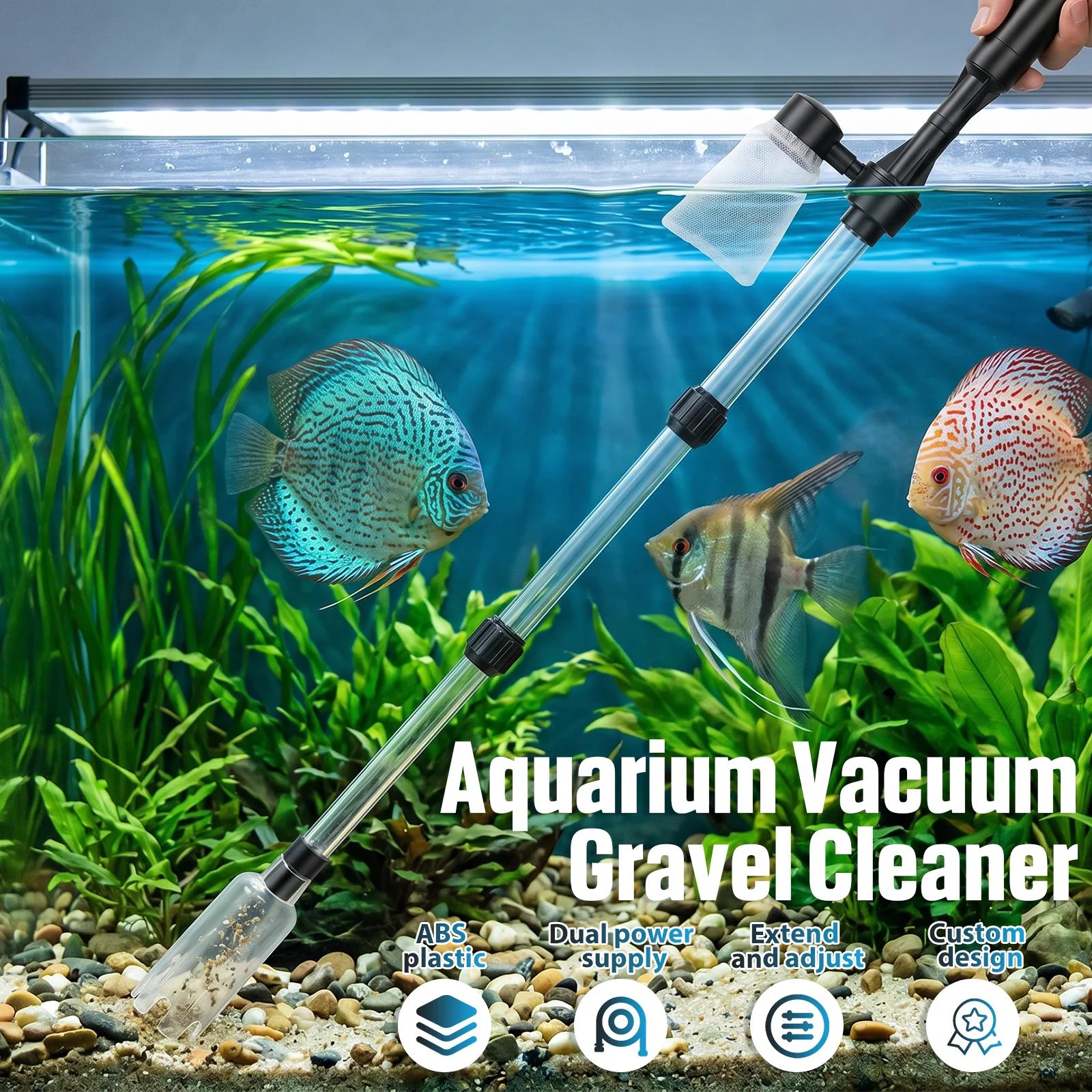 Aquarium Vacuum Gravel Cleaner - Gravel Vacuum Cleaner recension och pris