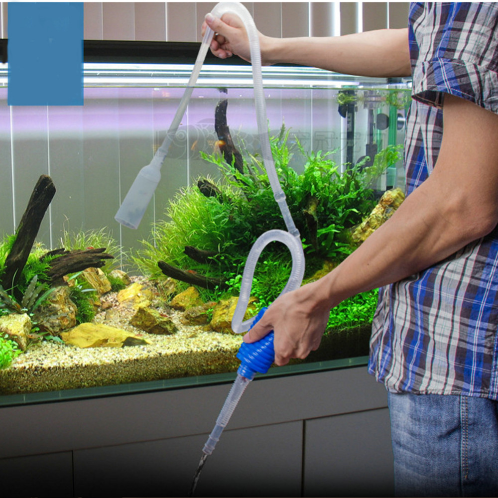 Aquarium Siphon Fish Tank Syph - Gravel Vacuum Cleaner recension och pris
