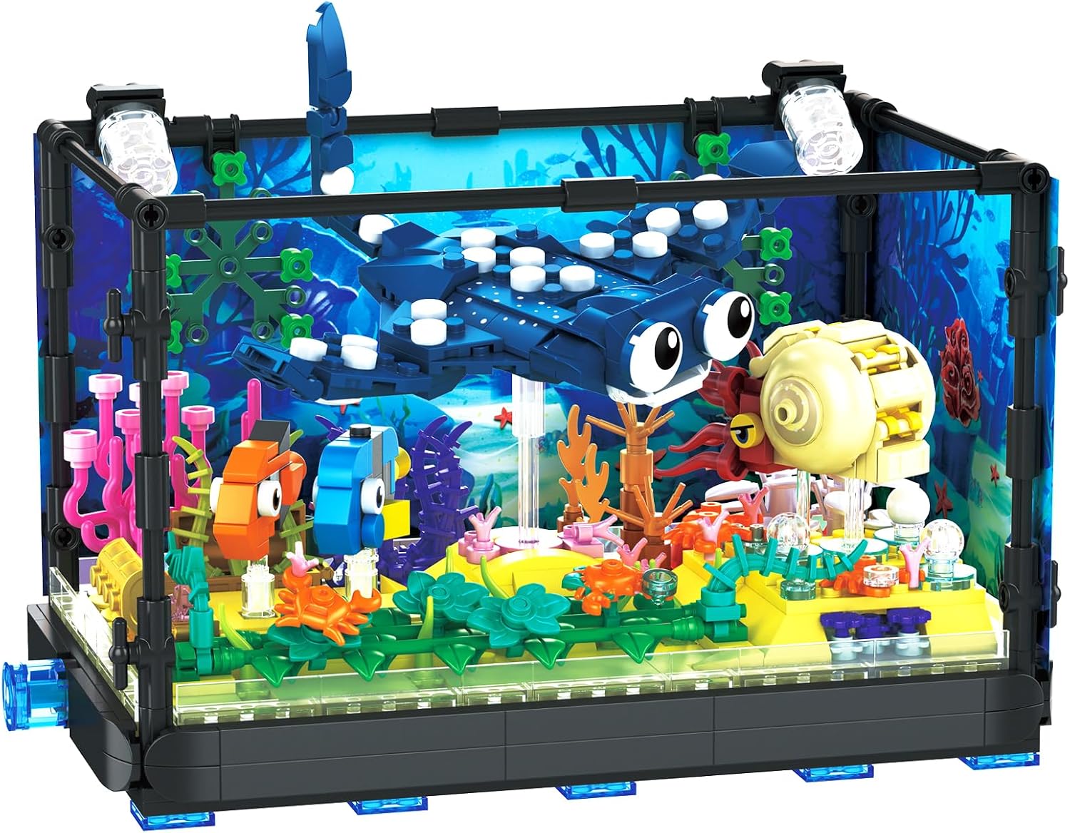 Fish Tank Building Set - Marin - Aquarium Fish Lego recension och pris