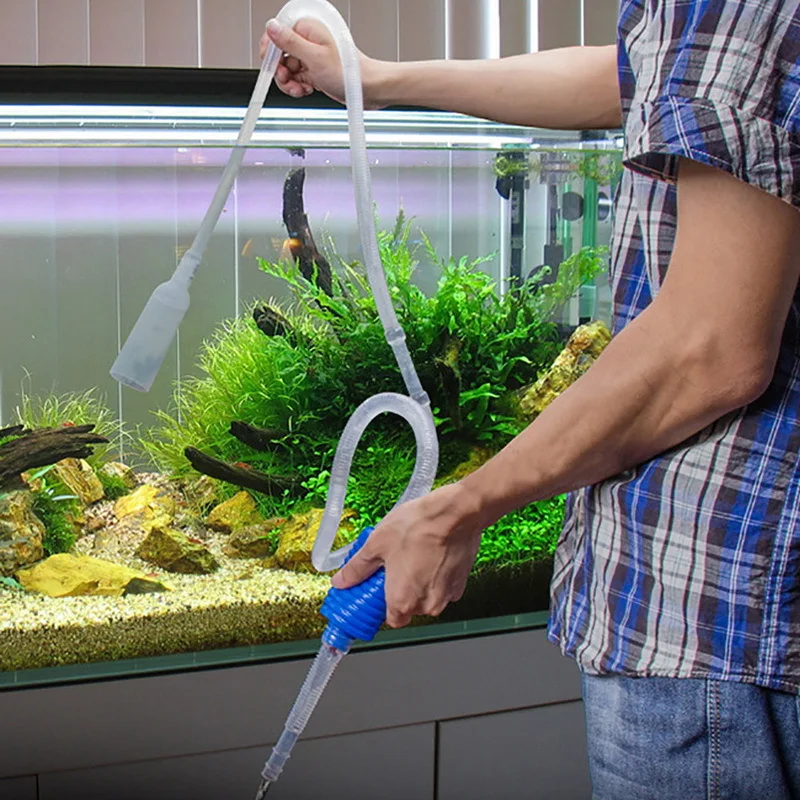 Aquarium Siphon Fish Tank Syph - Gravel Vacuum Cleaner recension och pris