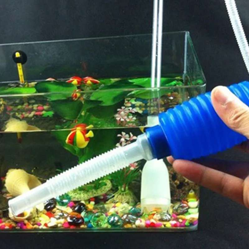 Aquarium Siphon Fish Tank Syph - Gravel Vacuum Cleaner recension och pris