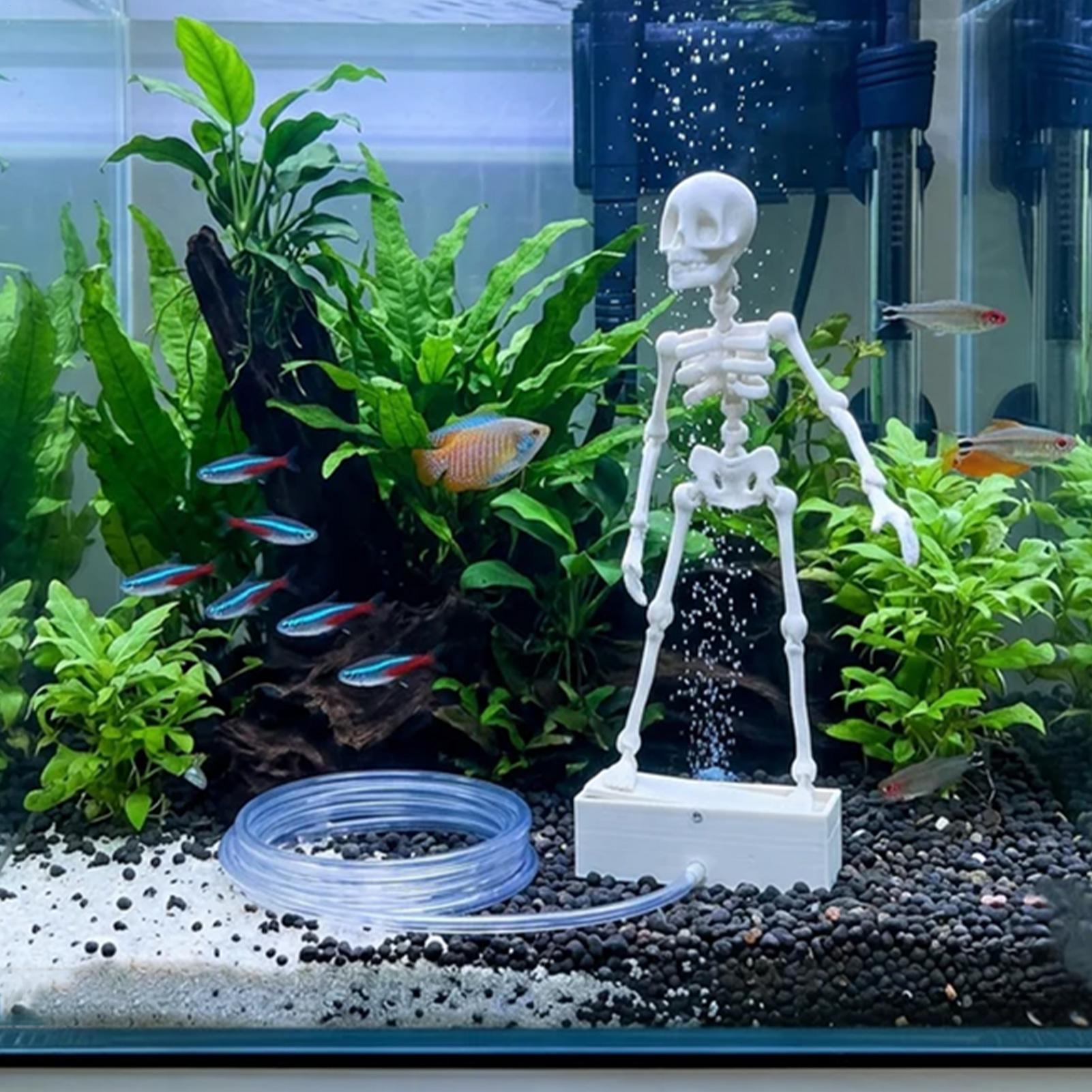 Realistic Dancing Skeleton Aqu - Aquarium Fish Diseases recension och pris