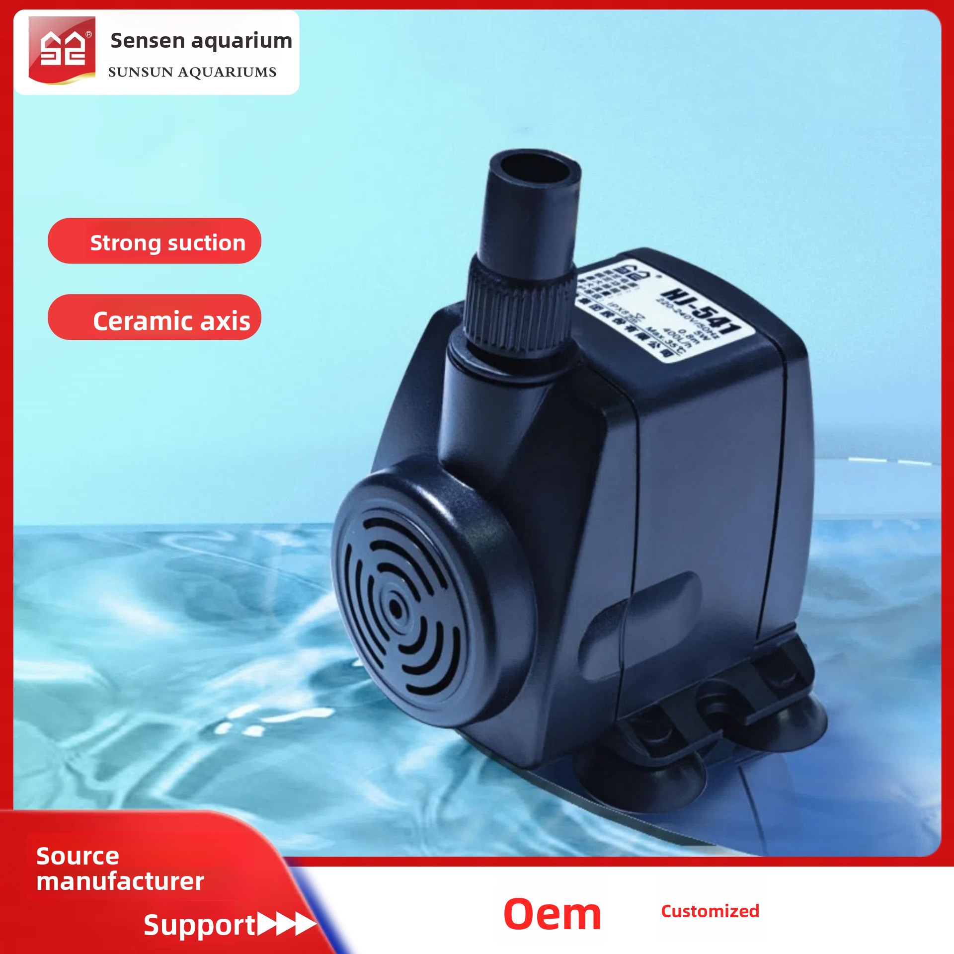 HJ-541-HJ-1841 Series Mini Sub - Draw Fish Aquarium recension och pris