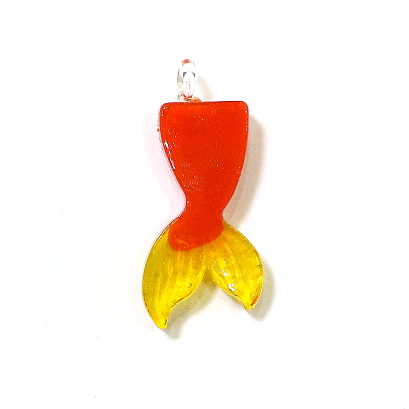 2pcs Glass Fish Tail Charms Cu - Aquarium Fish And Supplies recension och pris