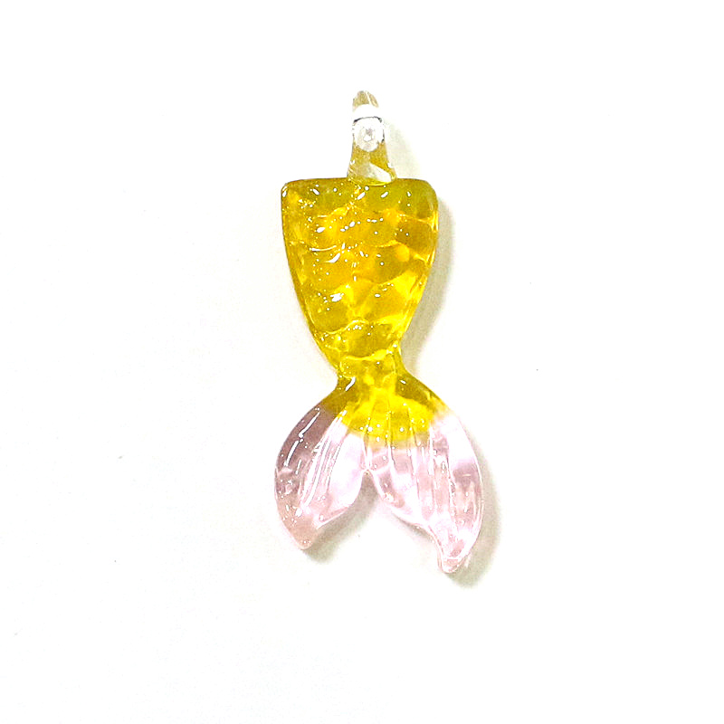 2pcs Glass Fish Tail Charms Cu - Aquarium Fish And Supplies recension och pris