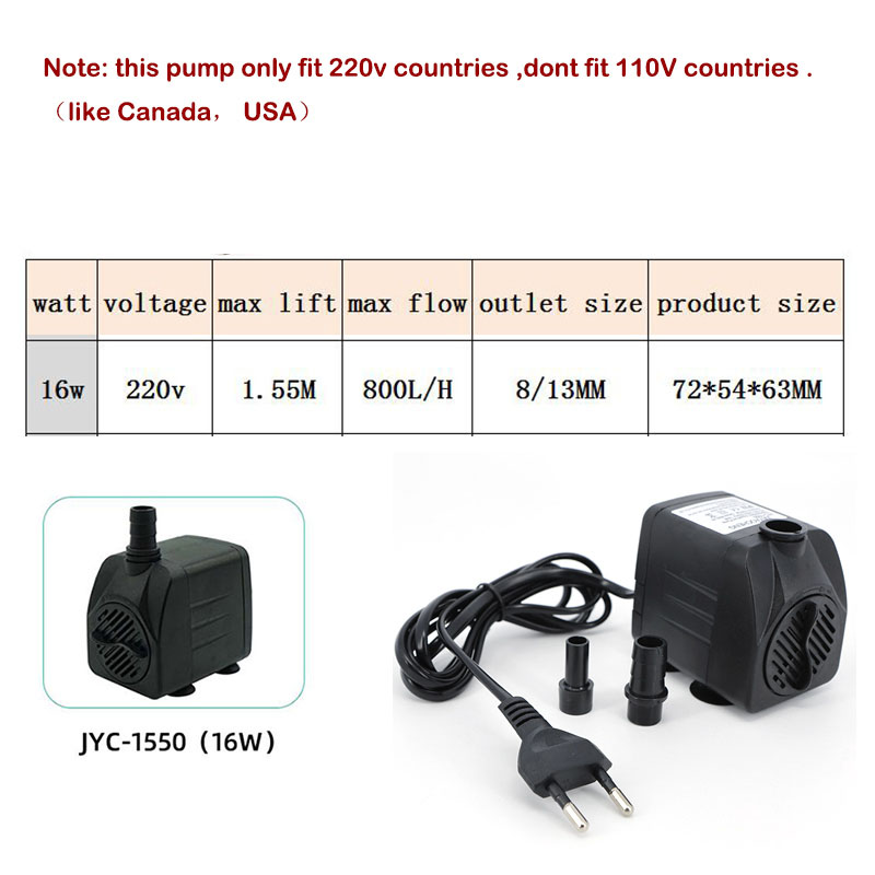 AC 220V 16W 25W Submersible Wa - Aquarium Fish And Supplies recension och pris