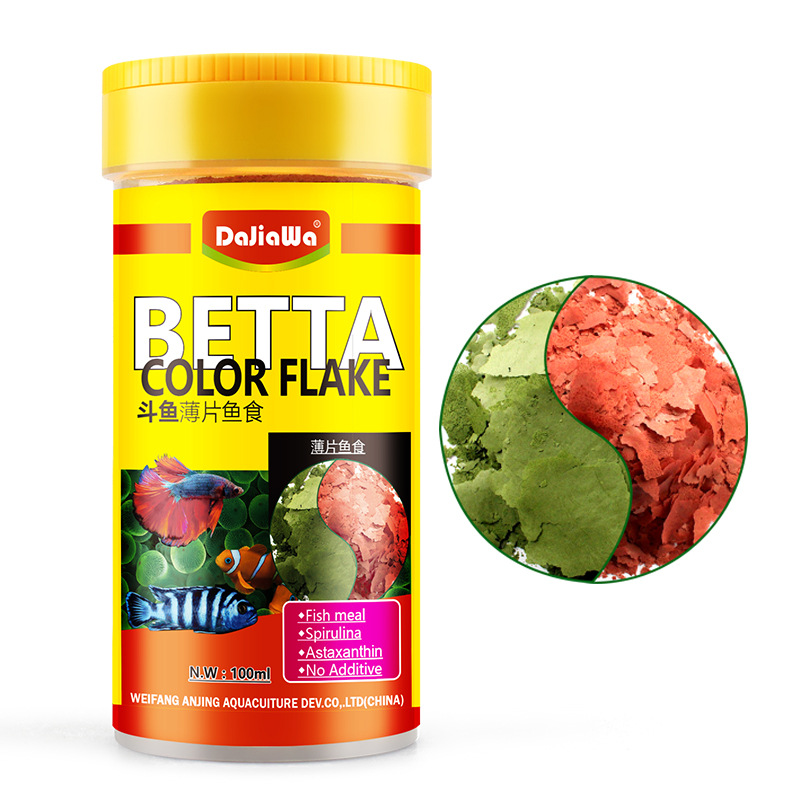 DaJiaWa Spirulina Flake Fish F - Tetra Food Goldfish Flakes recension och pris