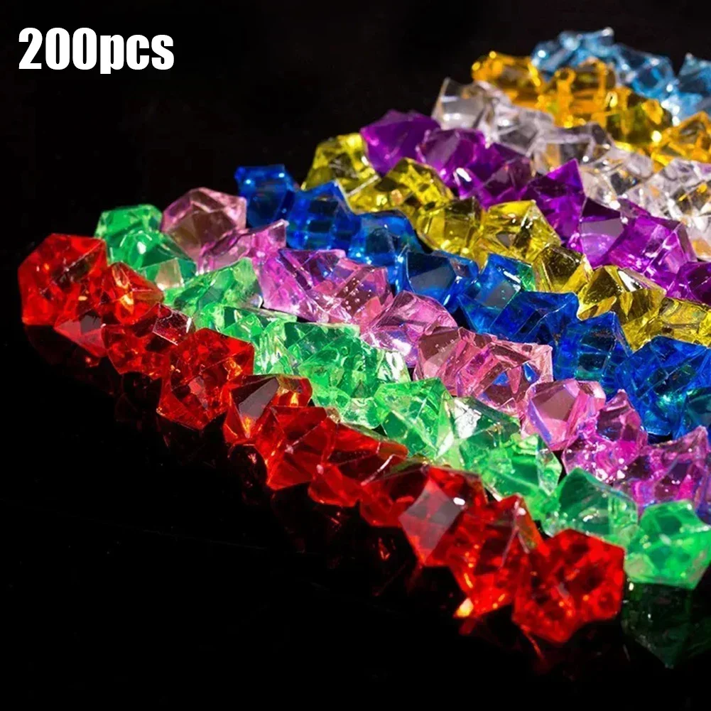 200Pcs Colorful Acrylic Stones - Aquarium Fish Lego recension och pris