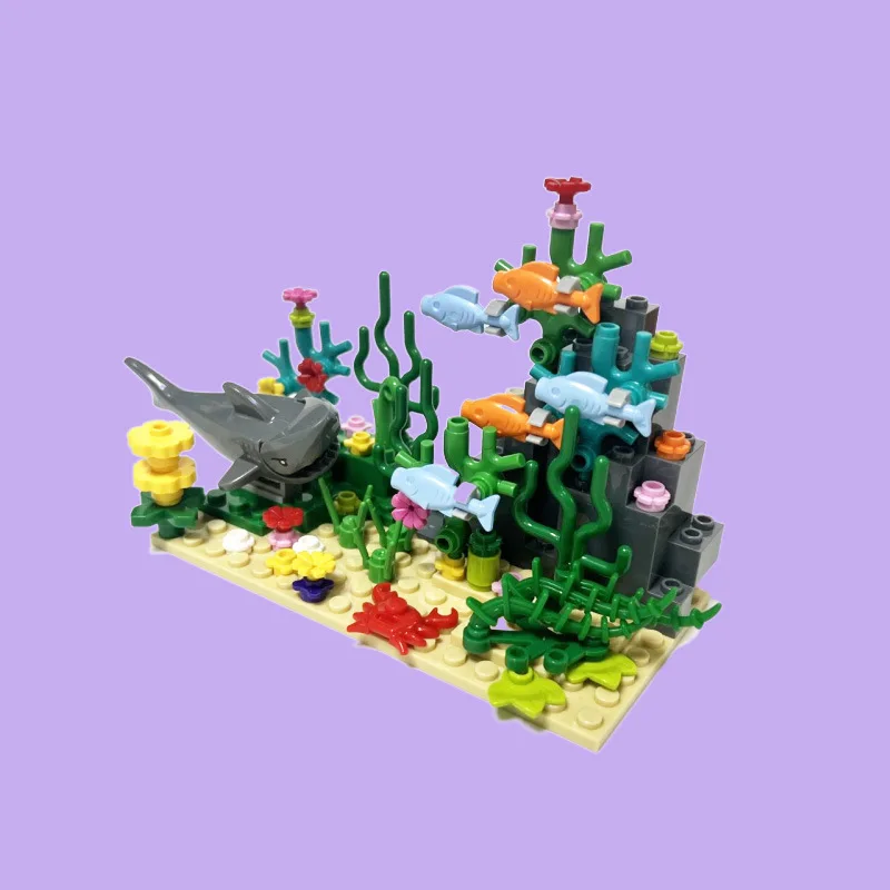City MOC Aquarium Underwater W - Aquarium Fish Lego recension och pris